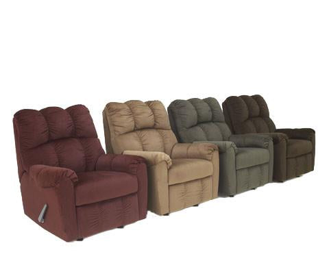 Raulo Rocker Recliner in 4 Colors