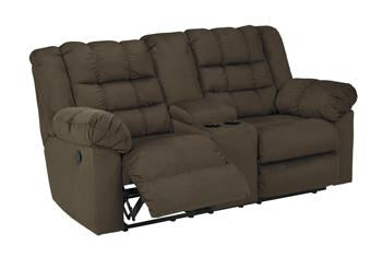 Mort DBL Rec Loveseat w/Console