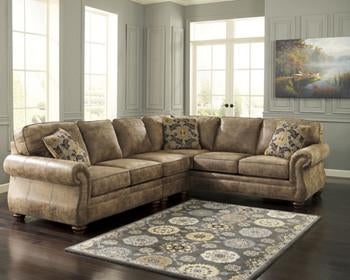 Larkinhurst Sectional feat. Faux Leather
