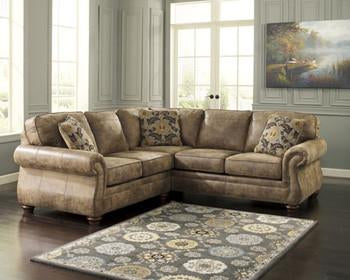 Larkinhurst Sectional feat. Faux Leather