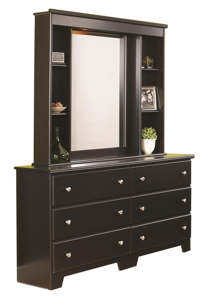 Columbia 6 Drawer Dresser & Mirror - in 2 Finishes