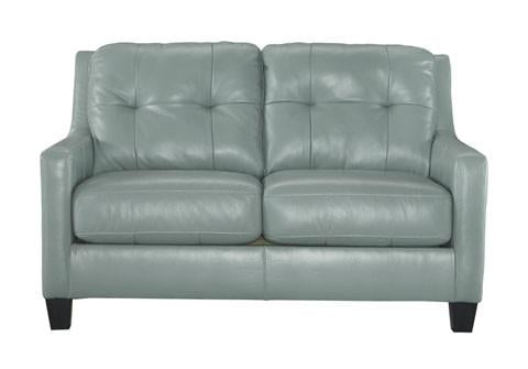 O' Kean Leather Loveseat in 4 Colors