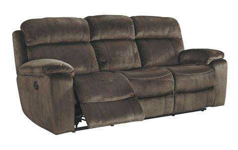 Uhland Power Reclining Sofa with Adjustable Headrest in 2 Colors