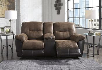 Follett Reclining Loveseat w/ Console