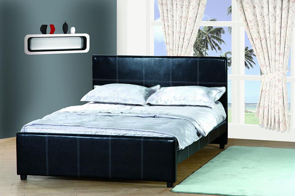 Milton Black Platform Bed