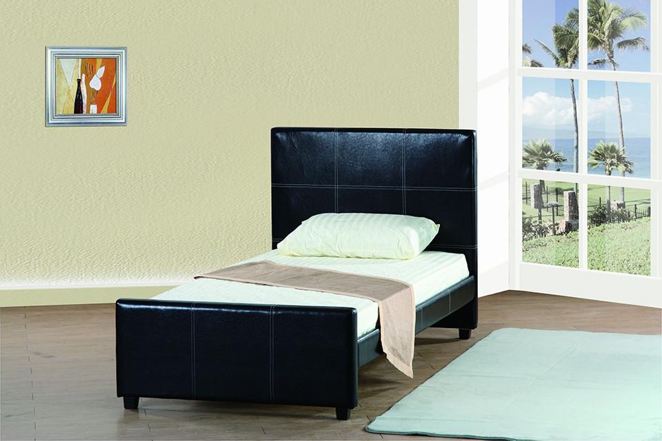 Milton Black Platform Bed