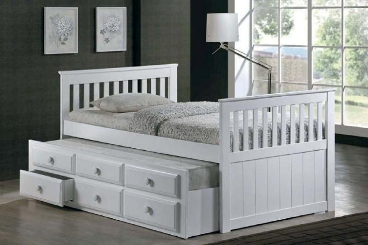 Milton Twin Mission Captain Bed in 2 Colors