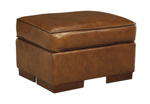 Palner Leather Ottoman