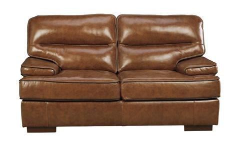 Palner Leather Loveseat