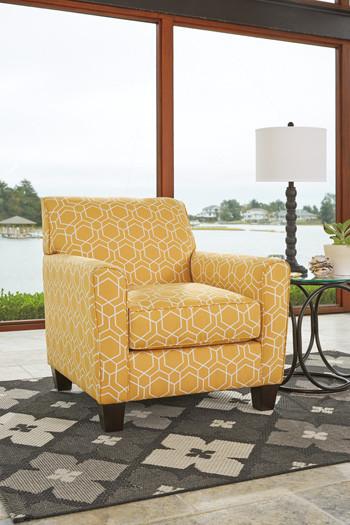Ayanna Nuvella Accent Chair in 3 Fabrics