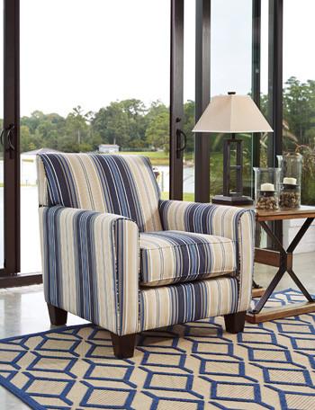 Ayanna Nuvella Accent Chair in 3 Fabrics