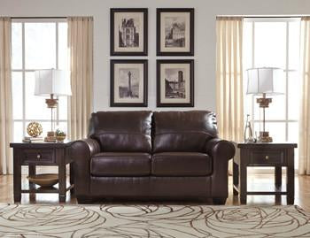 Canterelli Leather Loveseat in 2 Colors