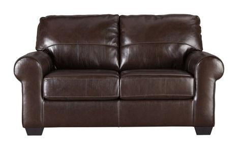 Canterelli Leather Loveseat in 2 Colors