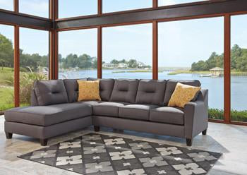 Kirwin Nuvella Sofa Chaise in 3 Colors