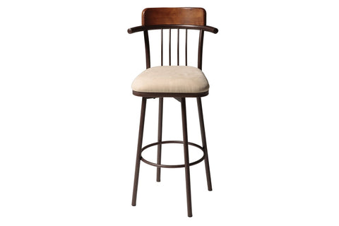 Augusta 26" & 30" Metal Stool with Swivel-seat