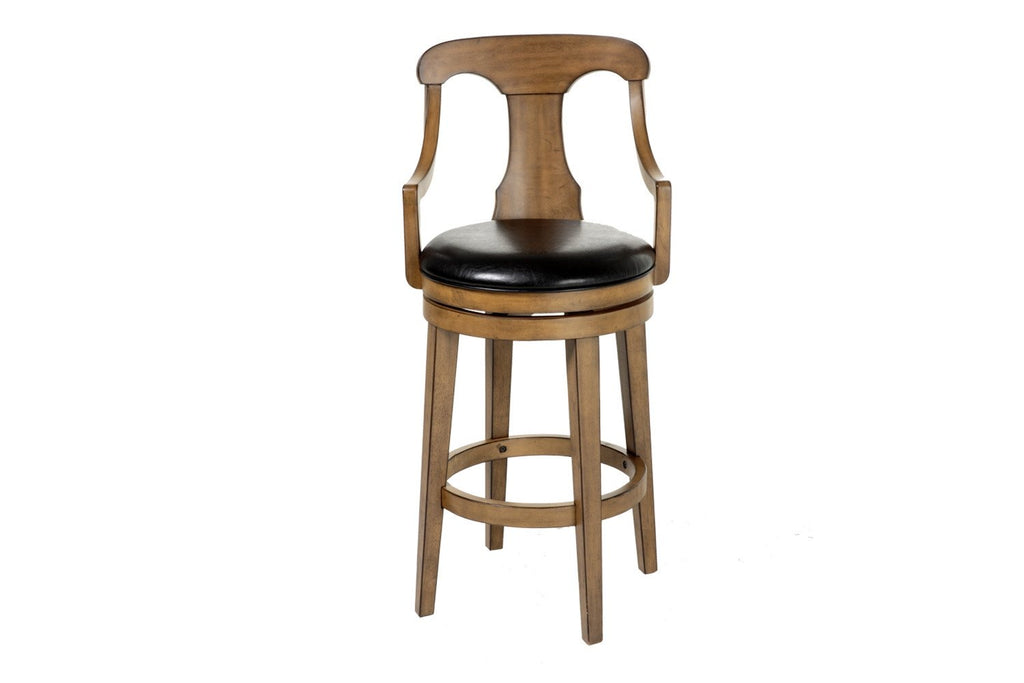 Albany 30" Wood Bar Stool with Swivel-seat
