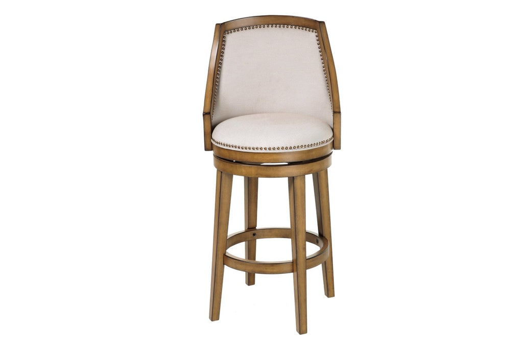 Charleston 30" Wood Bar Stool with Swivel-seat