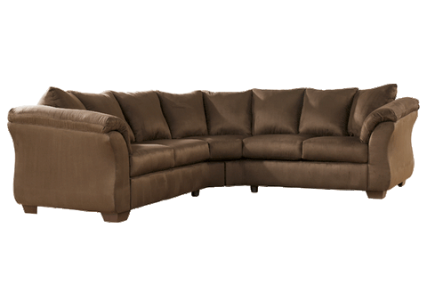 Darcy Sectional in 7 Colors - 2 Piece