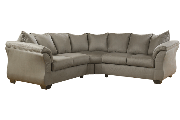 Darcy Sectional in 7 Colors - 2 Piece