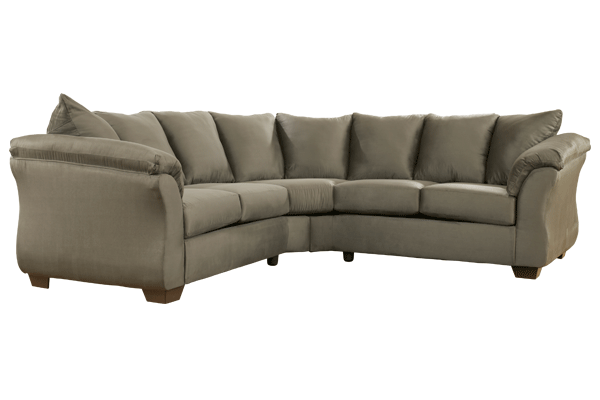 Darcy Sectional in 7 Colors - 2 Piece
