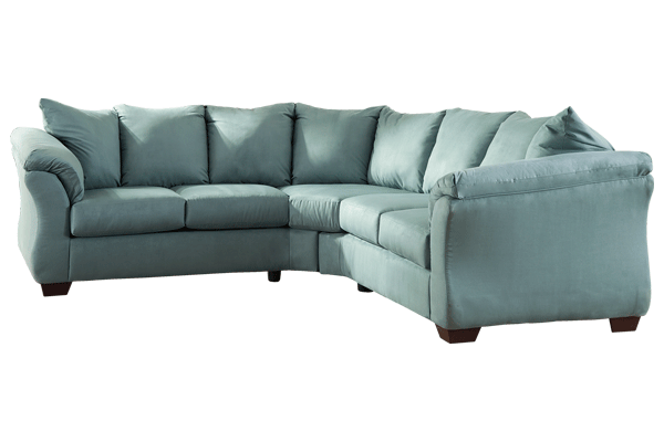 Darcy Sectional in 7 Colors - 2 Piece