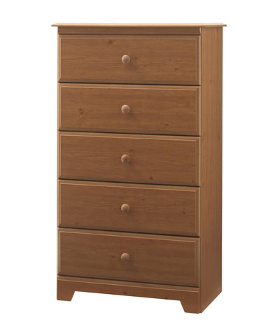 Eagle River 5 Drawer Chest - Desert Pine
