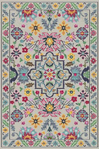 Persian Weavers Flowering Rug in 4 Colors