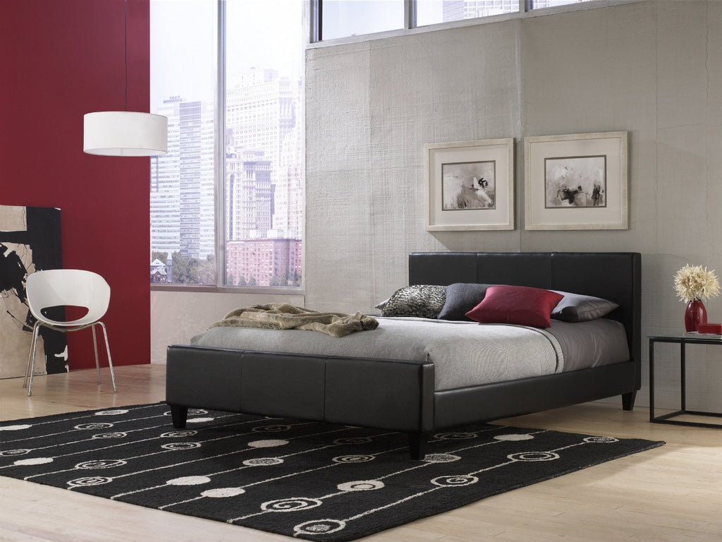 Euro Platform Bed Black
