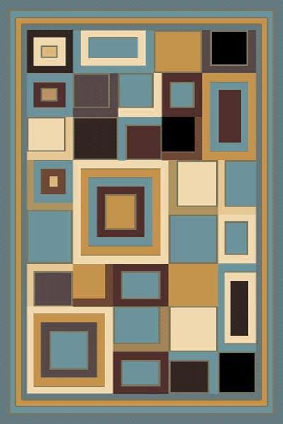 Persian Weavers Contemporary Squares Rug in 9 Colors