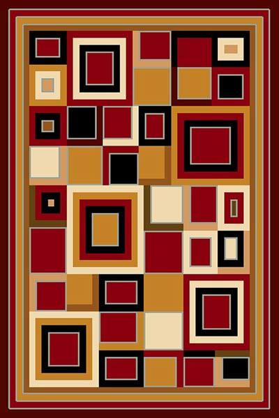 Persian Weavers Contemporary Squares Rug in 9 Colors