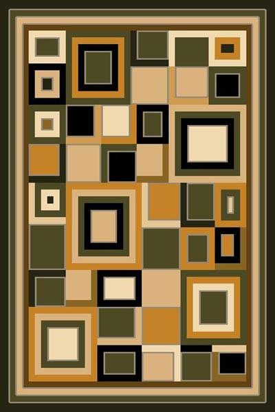 Persian Weavers Contemporary Squares Rug in 9 Colors