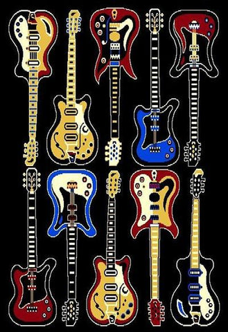 Persian Weavers Guitar Rug