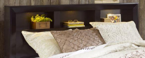 Hudson Shadow Headboard w/ LED Lighting - Gloss Black