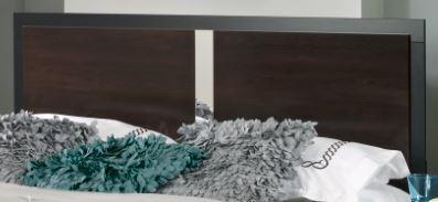 Hurley Panel Headboard - Black w/ Colonial Cherry