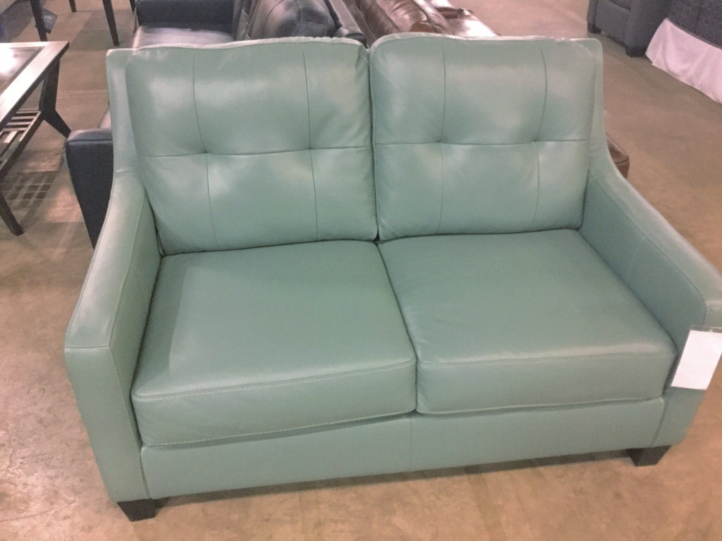 O' Kean Leather Loveseat in 4 Colors