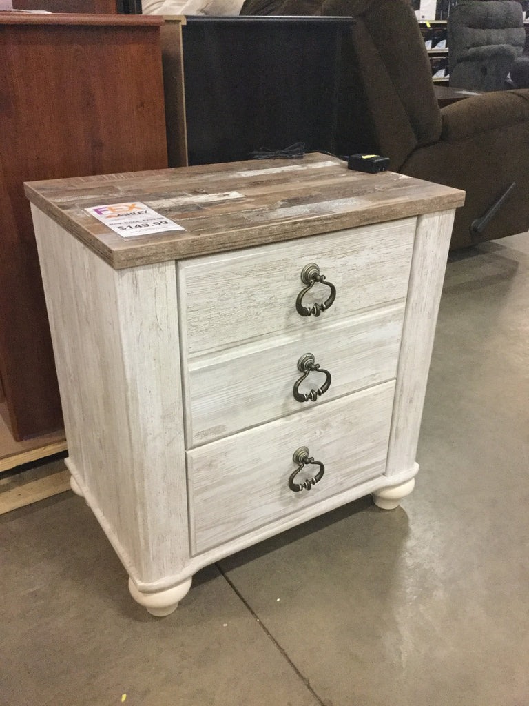 Willowton 2 Drawer Nightstand