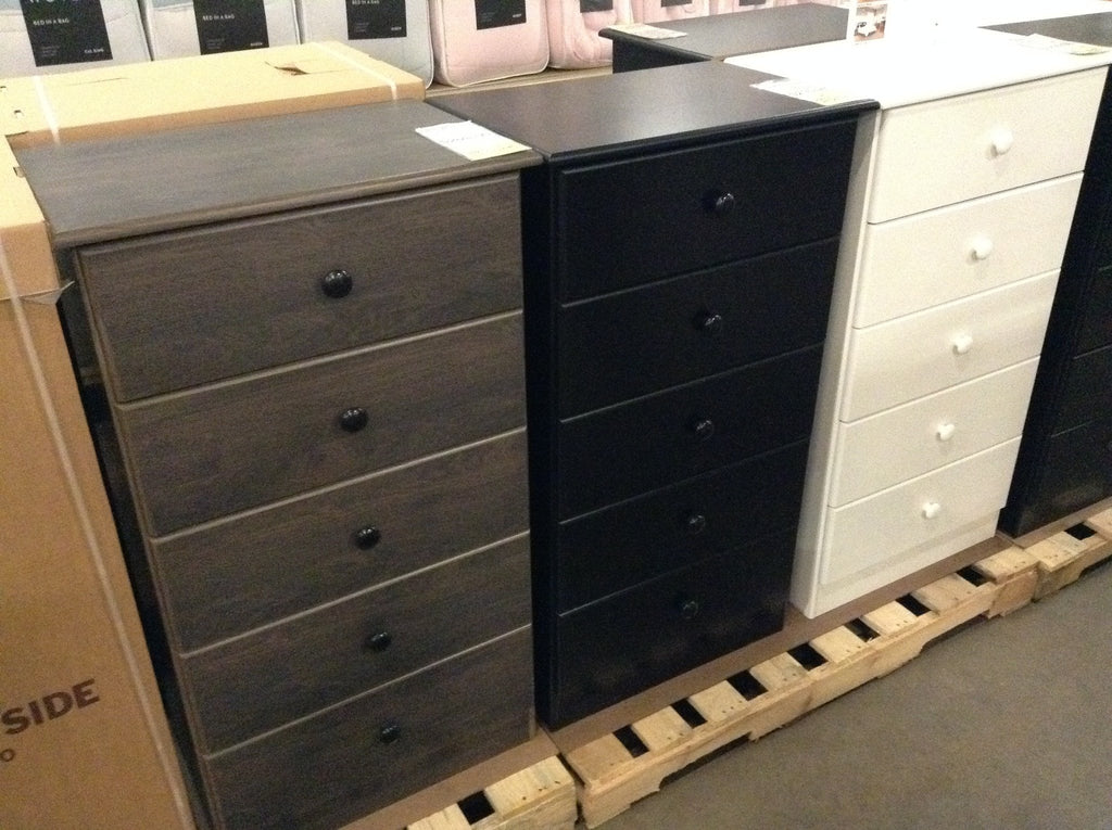 5 Drawer Chest - in 12 Finishess