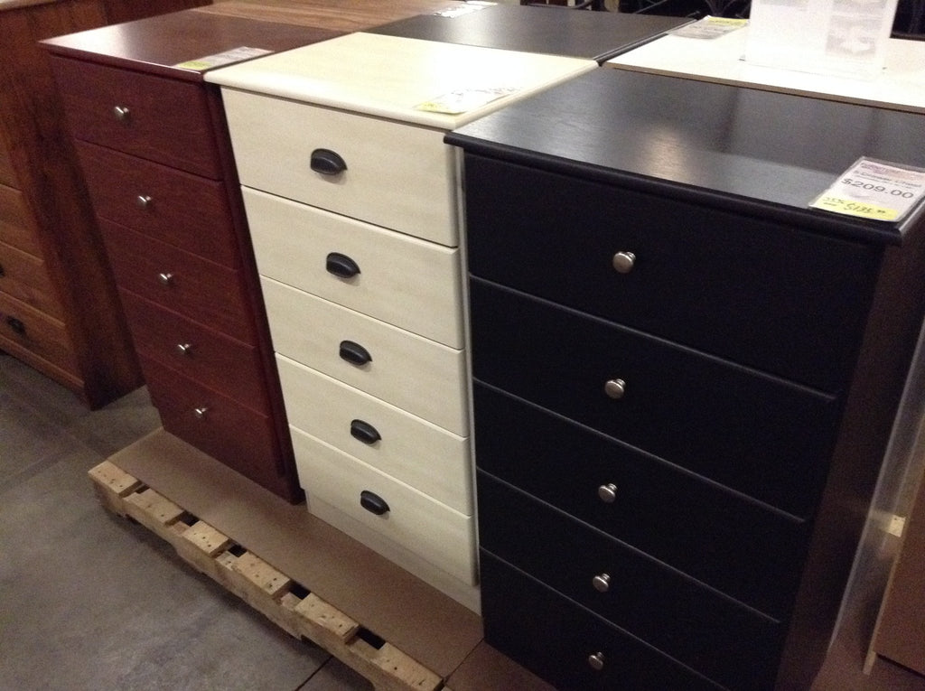 5 Drawer Chest - in 12 Finishess