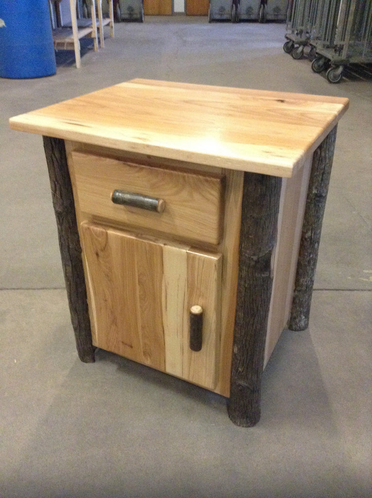Hilltop Furniture Nightstand with Deer-Hickory
