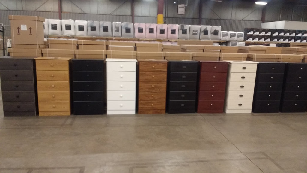 5 Drawer Chest - in 12 Finishess