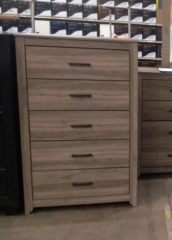 Weston 5 Drawer Chest - Salt Oak