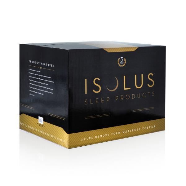 2.5" Gel Memory Foam Mattress Topper