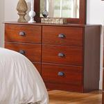 6 Drawer Dresser & Mirror - in 5 Finishes