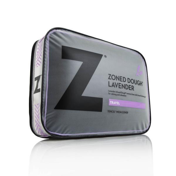 Z PILLOW TRAVEL ZONED DOUGH® LAVENDER
