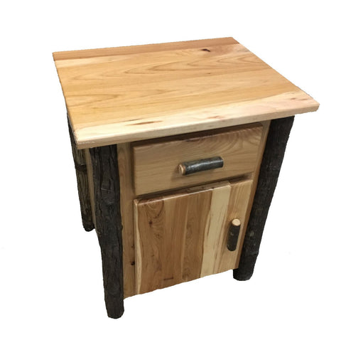 Hilltop Furniture Nightstand with Deer-Hickory