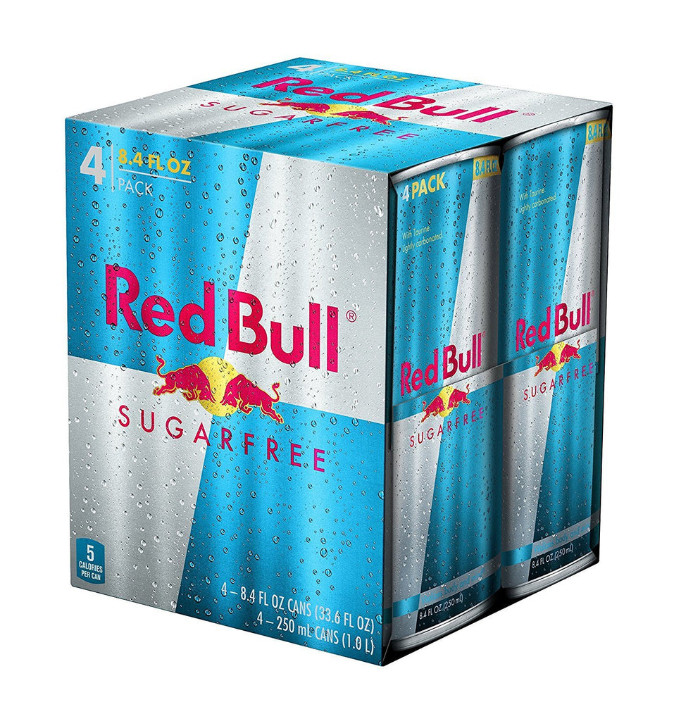 Red Bull Sugar Free 8.4 Oz - 4 Pack