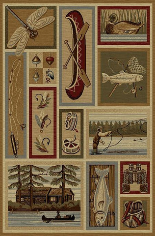 Persian Weavers Fisherman's Wilderness Rug