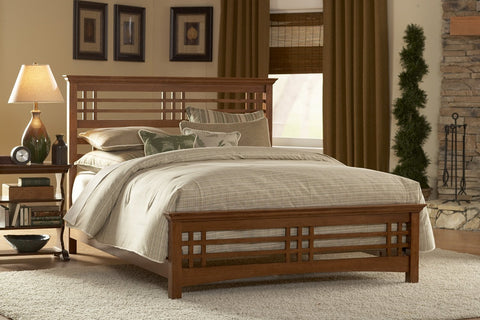 Avery Wooden Complete Bed in Oak