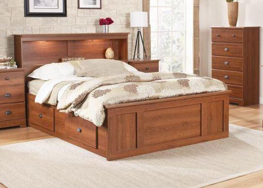 Bayfield Bookcase Headboard or Captain's Bed - in 2 Finishes