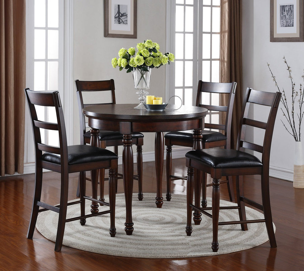 Breckenridge Collection / 5PC Round Counter Height Set